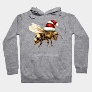 Vintage Christmas Bee Hoodie